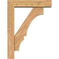 thumbnail image 3 of Ekena Millwork 7 1/2"W x 36"D x 48"H Balboa Block Smooth Bracket w/ Offset Brace, Western Red Cedar, 3 of 25