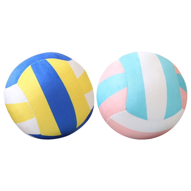 Shisuyan 2pcs Volleyball Decor Stuffed Toy Kids Volleyball Sports Decoration For Home