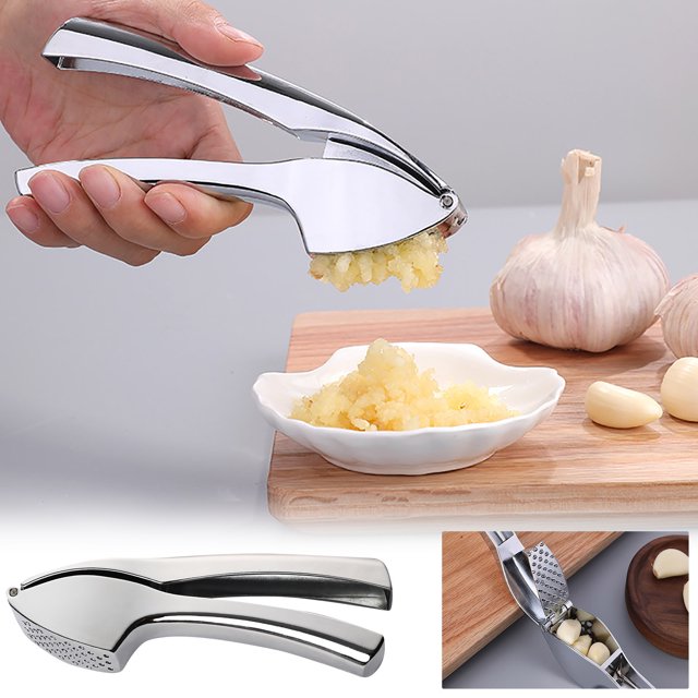 Ganfancp Alloy Manual Garlic Press Household Kitchen Small Tool Garlic Masher -Border Multifunctional Garlic Masher Ofertas Flash 1X Prensa de Ajos