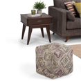 thumbnail image 2 of Simpli Home Pouf Cube à Motifs Jodi en Plusieurs Couleurs, 2 of 6