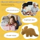 thumbnail image 5 of Lindo dinosaurio pollo Nugget almohada muñecas juguete de peluche chico regalo (Triceratops), 5 of 7