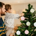 thumbnail image 6 of BZPIZ 12pcs Christmas Tree Ornaments Velvet Balls Christmas Ball Ornaments for Tree Christmas Tree Ball Ornaments Flocked Plastic Balls Xmas Hanging Decorations for Party Christmas Tree Decor, 6 of 9