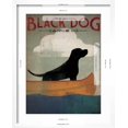 thumbnail image 5 of Art.com Black Dog Canoe Art Print by Ryan Fowler, White Frame Wall Art, 17" x 21", 5 of 5