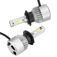 thumbnail image 2 of Par de bombillas LED H7 de 36 W y 8000 lm para faros delanteros de coche, luces altas y bajas, 6000 K (plateadas), 2 of 14