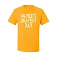 thumbnail image 2 of Wild Bobby,World's Okayest Dad Gift, Father's Day, Men Graphic Tees, Gold, Medium, 2 of 3