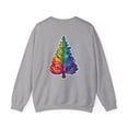 thumbnail image 2 of Christmas Pride: Rainbow Fir-tree Sweatshirt - Crewneck Sweatshirt, 2 of 4