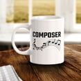 thumbnail image 4 of Composer 11oz Ceramic Coffee Mug | Novelty Cup for Musicians, 4 of 8