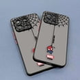 thumbnail image 4 of Funda mate para Xiaomi 13 12 12S 12T 11 11T 10 10T 10S 8 6X 5X PRO LITE 5G Funda Shell dibujos animados Marvel Spider-Man Spider Web, 4 of 5