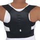 thumbnail image 5 of Vogacara Corrector de postura Soporte de espalda Fuerte resistencia a la tracción Ajustador ajustable con enderezador de cinturón adhesivo Moldeadores de cintura Negro/XL Vogacara CE014177-09, 5 of 6