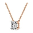 thumbnail image 3 of Lab Diamond Pendant Necklace For Women | 1 Ct IGI Certified Cushion Lab Grown Diamond | Bianca Cushion Solitaire Diamond Pendant With Chain | 14K Rose Gold | FG-VS Quality, 3 of 6