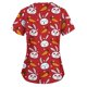 thumbnail image 4 of Puntoco Mujeres Plue Tamaño Animal Print Casual Manga corta Cuello en V Carer top Puntoco Puntoco-888, 4 of 5
