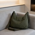 thumbnail image 7 of AYktou Large Tote Bag for Women, Slouchy Casual Shoulder Bag Travel Handbags Crossbody Bag, Adjustable Straps Crossbody Purse Waterproof Nylon Satchel Shoulder Hobo Bag for Work Commute Shopping, 7 of 7