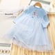 thumbnail image 3 of Vestido de verano Zhivalor estilo occidental princesa Elsa Frozen falda de malla para niña, 3 of 6