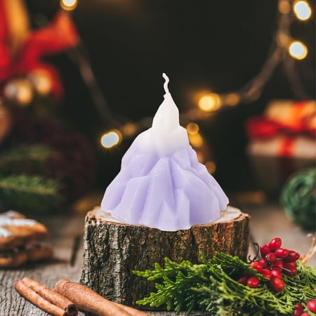 VOTRUDI Scented Candles Gifts Set Iceberg Aroma Candle Set: Creative Companion Gift for Birthdays & Home Decor Purple