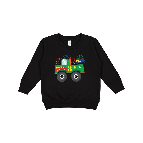Inktastic 3rd Birthday Truck Toddler Sweatshirt