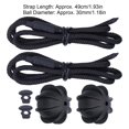 thumbnail image 3 of Acouto Rear Parcel Shelf String for MK6 Hatchback Trunk Cover Straps Cover Strap Cord 2pcs Rear Trunk Parcel Shelf String Hanging Rope Car Accessories Replacement, 3 of 9