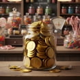 thumbnail image 6 of By The Cup Milk Chocolate Gold Coins, 5 lb Bulk Bag, 6 of 9