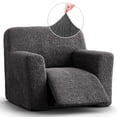 thumbnail image 1 of CHOK 2024 Recliner Loveseat Slipcover - Solid Light Grey - 2 Seater Recliner Cover, 1 of 8