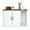 Brown, variant on Hidden Cat Litter Box Enclosure Furniture – Wooden Cat Washroom Cabinet with Double Doors & Side Entry, Modern Pet House End Table for Living Room, 33.5" x 19" x 19.5"