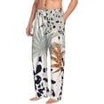 thumbnail image 2 of Balery Tropical Leaves print Men's Pajama Pants,Ultra Lightweight Pjs,Lounge Pant-X-Large, 2 of 9
