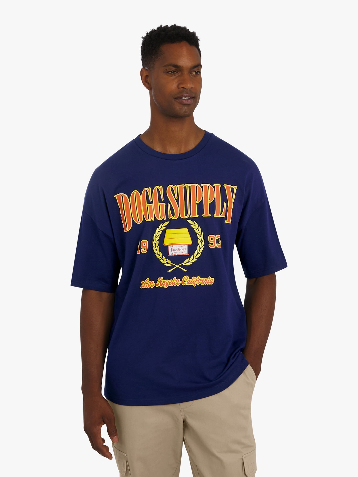 Dogg Supply by Snoop Dogg All-Gender Young Men's and Women's Collegiate Graphic Tee Shirt, Sizes XS - 5XL