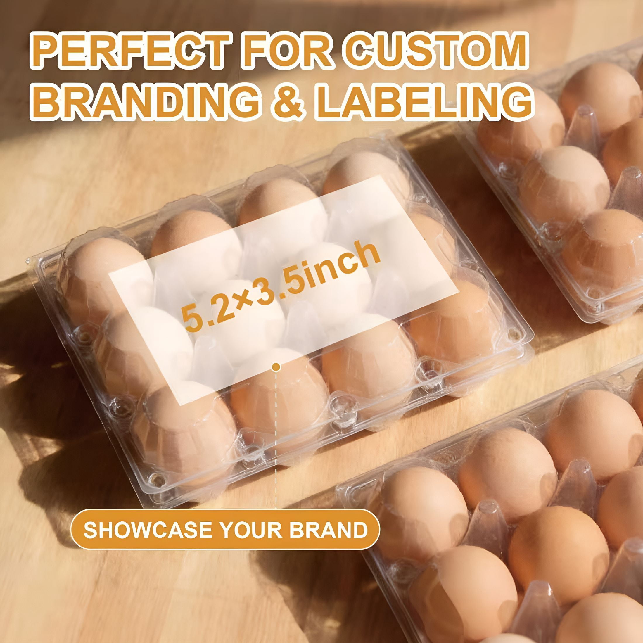 XIBUFE Egg Cartons Egg Storage for Refrigerator,Plastic Egg Cartons Reusable