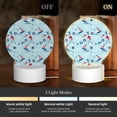 thumbnail image 3 of Honeii Sailboats Anchors Print Acrylic LED Night Lamp,Round Touch-Control Night Light with 3 Lighting Modes,for Bedrooms, Living Rooms, and Gifting, 3 of 9