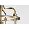 thumbnail image 4 of Nuvo Lighting Yorktown 1 Light Pendant Burnished Brass Finish Clear Glass - Burnished Brass, 4 of 17
