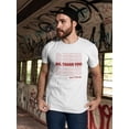 thumbnail image 2 of Plastic Bag No, Thank You Funny Men T-Shirt, Male Medium, 2 of 4