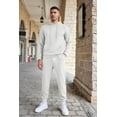 thumbnail image 3 of COOFANDY Men's Tracksuits 2 Pieces Waffle Hoodies Sweatsuit Sets Sports Jogging Suit Set, 3 of 6