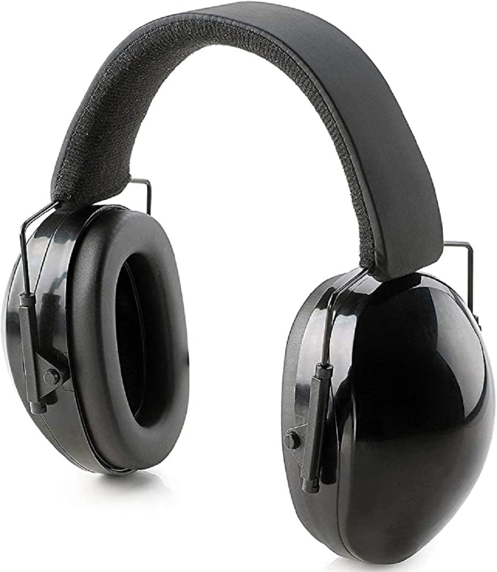 Black Ear Muff Hearing Protection Folding/Adjustable Work/Hunting/Shooting 26DB 
