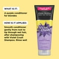 thumbnail image 5 of John Frieda Violet Crush Purple Conditioner for Brassy Blonde Hair, Restore and Moisturize, 10 fl oz, 5 of 8