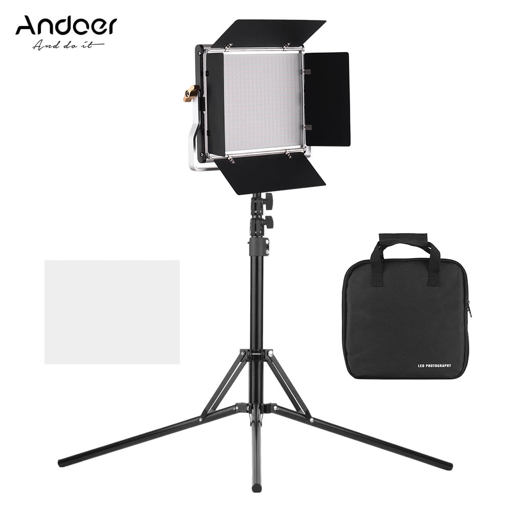 Andoer Portable Video Light Panel Fillin Lamp Adjustable Brightness