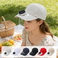 thumbnail image 1 of 1 unidad de gorro con ventilador solar beige para adultos,batería de 650 mAh,carga USB tipo C,gorra de béisbol con ventilador de refrigeración ajustable de 3 velocidades para protección solar al Rkxzt, 1 of 8