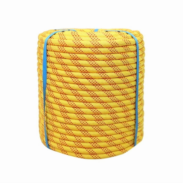 Cuerda de poliéster trenzado doble (20 mm x 10 m/30 m). Cuerda resistente para arboristas, ideal para columpios, trabajos de tiro y navegación.