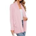 thumbnail image 4 of Shine Up Cardigan for Women Long Sleeve Lightweight Tops Casual Open Front Cardigans with Pockets, 4 of 8