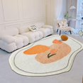 thumbnail image 1 of Area Rug, Irregular Shape Rug, Rugs for Living Room, Non Slip Rugs for Bedroom, for Living Room Guest Room Study Room Washable Rugs, 1 of 7