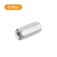thumbnail image 3 of M5 x 0.8-Pitch 20mm Length Coupling Nuts, 5pcs 304 Stainless Steel Nuts, 3 of 5