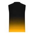 thumbnail image 4 of Hombres Moda Casual sin Mangas Gradación Impresión Suéter Cuello Redondo Tanque Deportivo, 4 of 7