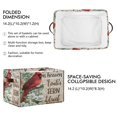 thumbnail image 2 of Ryvnso Cardinal on Flowers Storage Basket Large Bin Foldable Boxes Toys Organizer 14.2x10.2x8.3in 1 PC, 2 of 8