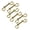 Brass, variant on Jeffers Double Ended Bolt Snaps 4.75", Nickel Plated Metal Snap Hooks for Horse Tack, Dog Leash, Rope, Chain, Bucket, Keychain, Lanyard, Camping, Fishing, Outdoor, DIY, Crafts, Hardware - 1 Pack