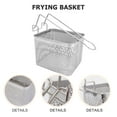 thumbnail image 2 of Panier de Drainage en Acier Inoxydable Carré Panier Frit Poulet Frit Carré Grille de Friture, 2 of 8