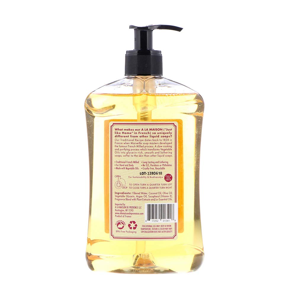 A La Maison Liquid Soap for Hand & Body, Cherry Blossom, 16.9 oz - 2 Pack