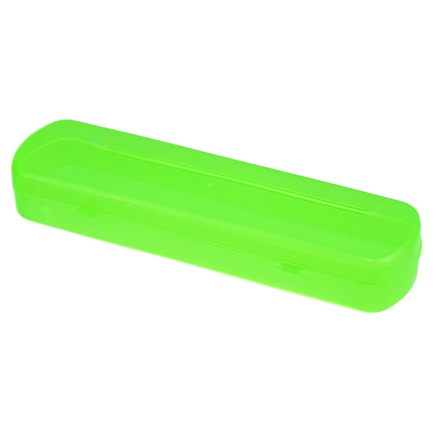 Estuche para Cepillo de Dientes para Viaje, Plástico, Verde, 2.17x1.38x8.07