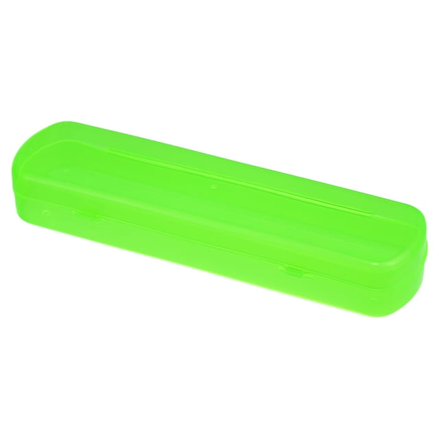 Estuche para Cepillo de Dientes para Viaje, Plástico, Verde, 2.17x1.38x8.07