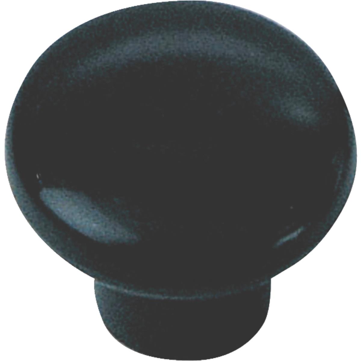 Laurey Black Plastic 11/4 In. Knob 34615