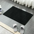 thumbnail image 3 of Subrtex Chenille Bathroom Rugs Soft Non-Slip Super Water Absorbing Shower Mats, 20"x32", Black, 3 of 7