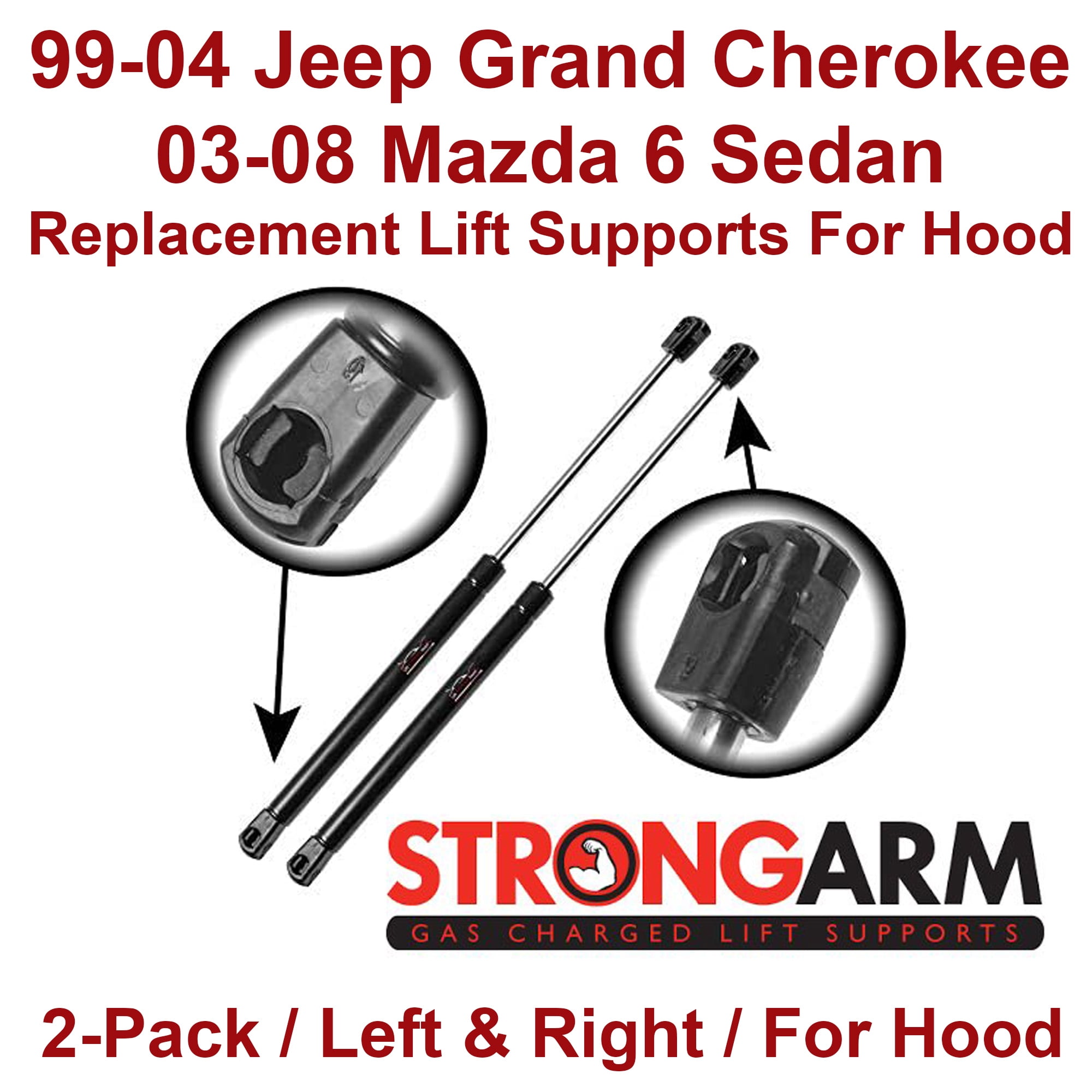 Brand New Strong Arm Hood Lift Supports 4 Door Sedan 4048 JEEP MAZDA Free Ship! Brand New Strong Arm Hood Lift Supports 4 Door Sedan 4048 JEEP MAZDA Free Ship!