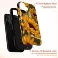 thumbnail image 4 of Sunflower Floral Phone Case, Bright Yellow Botanical Design, Protective Aesthetic iPhone Cover for iPhone 17 16 15 14 13 12 11, Fall Nature Lover Gift, 4 of 6