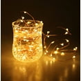 thumbnail image 1 of 20 Pack Mini Fairy String Lights  20 LED  Warm White Battery 7‘ ft/2m Battery Copper Wire Waterproof, 1 of 3
